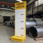 shelves system gondola supermarket equipment steel single side rack for