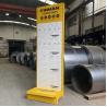 Buy cheap Factory Custom Size Color logo gondola shelving supermarket shelves metal exhibit display rack shelf from wholesalers