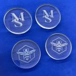 Factory Custom High Temperature Sandblasting Logo Quartz Sheet