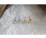 Lanciashow 925 Sterling Silver Jewelry High Polished Teardrop Earrings Stud