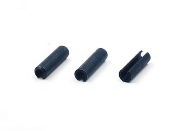 Buy cheap 65Mn Cylinder Slotted Spring Pin 12mm 28mm Assorted Roll Zinc Light Duty from wholesalers