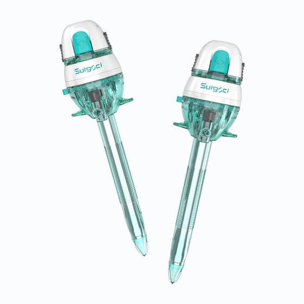 Buy cheap Visible Tip Steel Tube Optical Trocar Plastic Cannula Disposable Laparoscopic Trocar from wholesalers