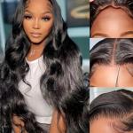 Hair Material Human Hair Human Hair Lace Wig 14"-30" With Adjustable Straps