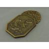 Buy cheap Die Casting Souvenir Badges Pewter Antique Gold 3D Club Pin Badges Promotional from wholesalers