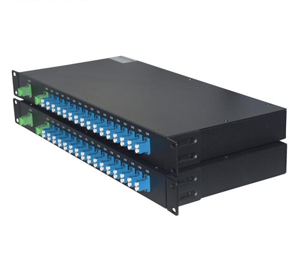 100G 16CH Dense Wavelength Division Multiplexer DWDM Dual Fiber For Long Haul