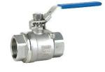 2-pc stainless steel Padlocking device ball valves 1000 WOG, Full bore, Threaded