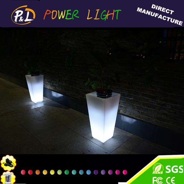 Buy cheap Wedding Party Decoration Event Furniture LED Plastic Pot from wholesalers