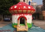 Indoor / Outdoor Kids Mushroom Inflatable Bounce Houses Commercial