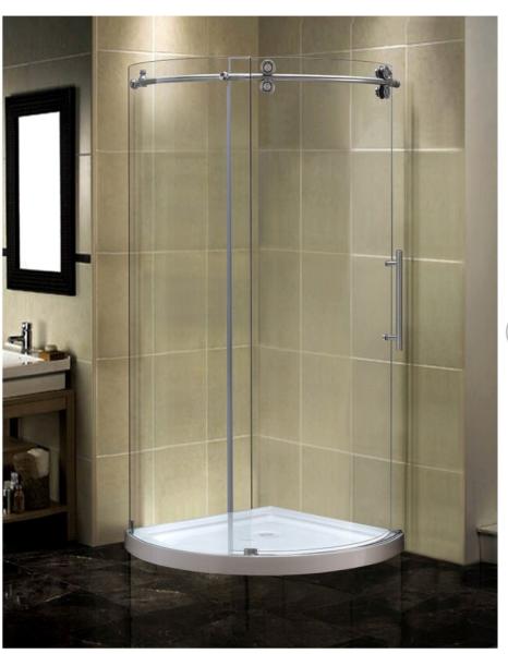 Buy cheap Stainless Steel Frameless Tempered Glass Shower Enclosure Sliding For Shower Room from wholesalers