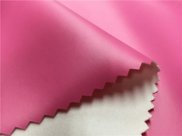 Buy cheap Fuschia Color Swimwear Garment Leather Fabric Anti - Mildew Eco Friendly from wholesalers