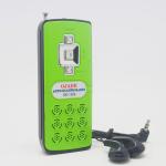 Mini Flashlight Handheld FM Radio Speaker Camping Stereo Earphone Jack