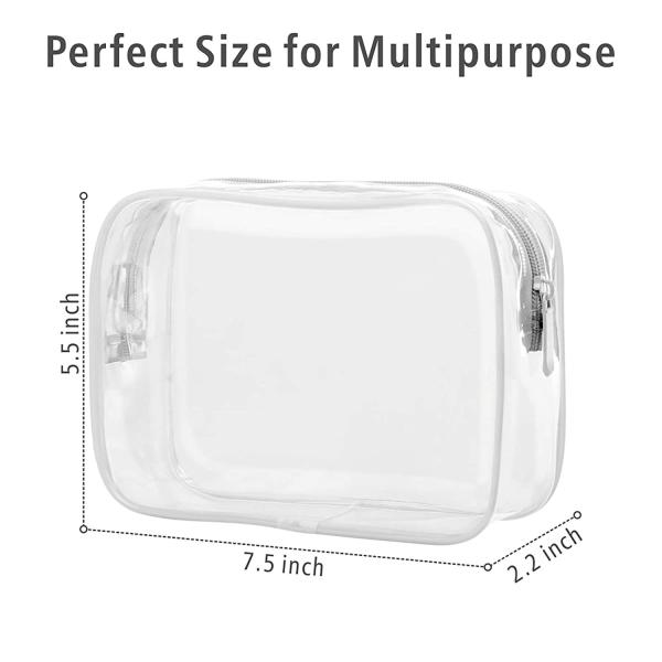 Buy cheap Clear Waterproof Toiletry Bag Quart Size Travel Makeup Cosmetic Bag For Women Men from wholesalers