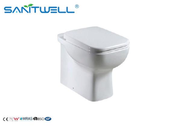 American market WC Wall Faced Toilet , P trap Washdown Dual Flush Two piece