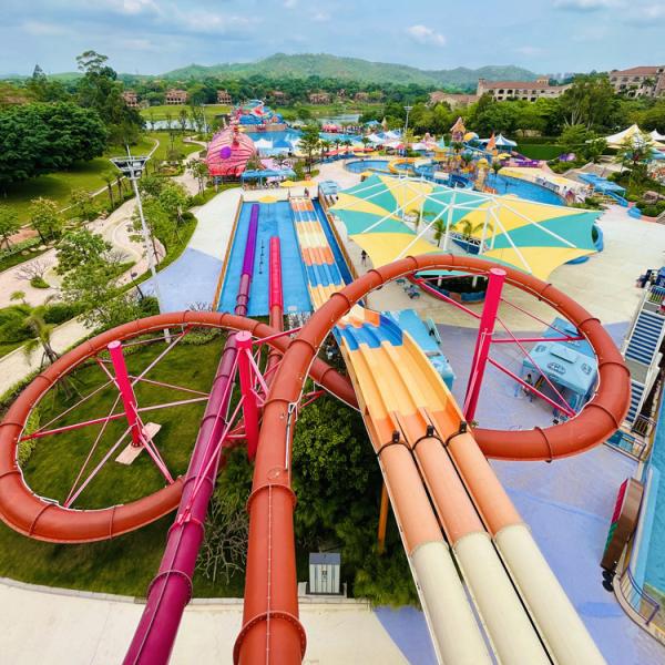 Buy cheap Aqua Loop Speed Water Slide Fiberglass Body Slide for Theme Park Playground from wholesalers