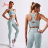 Buy cheap Gym Leggings Padded Sports Bra 2 Piece Yoga Set Seamless Yoga Set from wholesalers