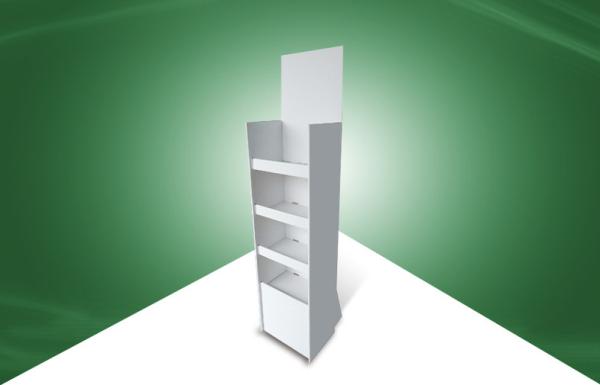 Buy cheap White Free Standing Display Unit , Cardboard Floor Pallet Display Racks from wholesalers