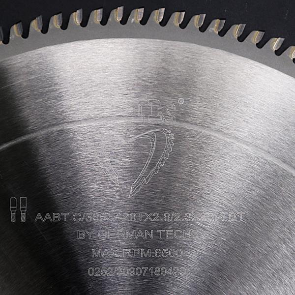 Buy cheap 305mm 120T aluminium cutting TCT circular saw blade industrial grade from wholesalers