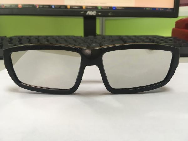 Black Silver Color Solar Viewing Glasses , Anti Scratch Sun Viewing Glasses