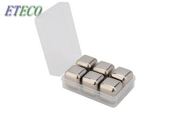 Buy cheap Wine Drinking Silver Stainless Steel Ice Cubes Dishwasher Safe Unbreakable from wholesalers