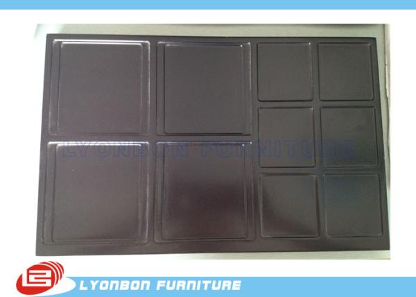 Buy cheap Shop Chocolate engraved Wood Display Accessory For MDF Display Stand from wholesalers