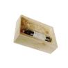 Buy cheap Sliding Top 2 Bottle Wooden Wine Box , Personalized Paulownia Wood Storage Box With Lid from wholesalers