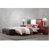 Buy cheap Leather Upholstered Headboard Custom Bed in hotel Guestroom king and queen size bedroom Wooden bed in High quality from wholesalers