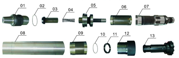 Energy Saving Down To Hole Hammer Dhd380 195-254 Mm Drilling Hole Diameter