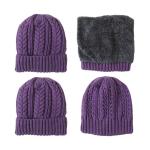OEM Unisex Cable Knit Acrylic Knit Hat For Winter