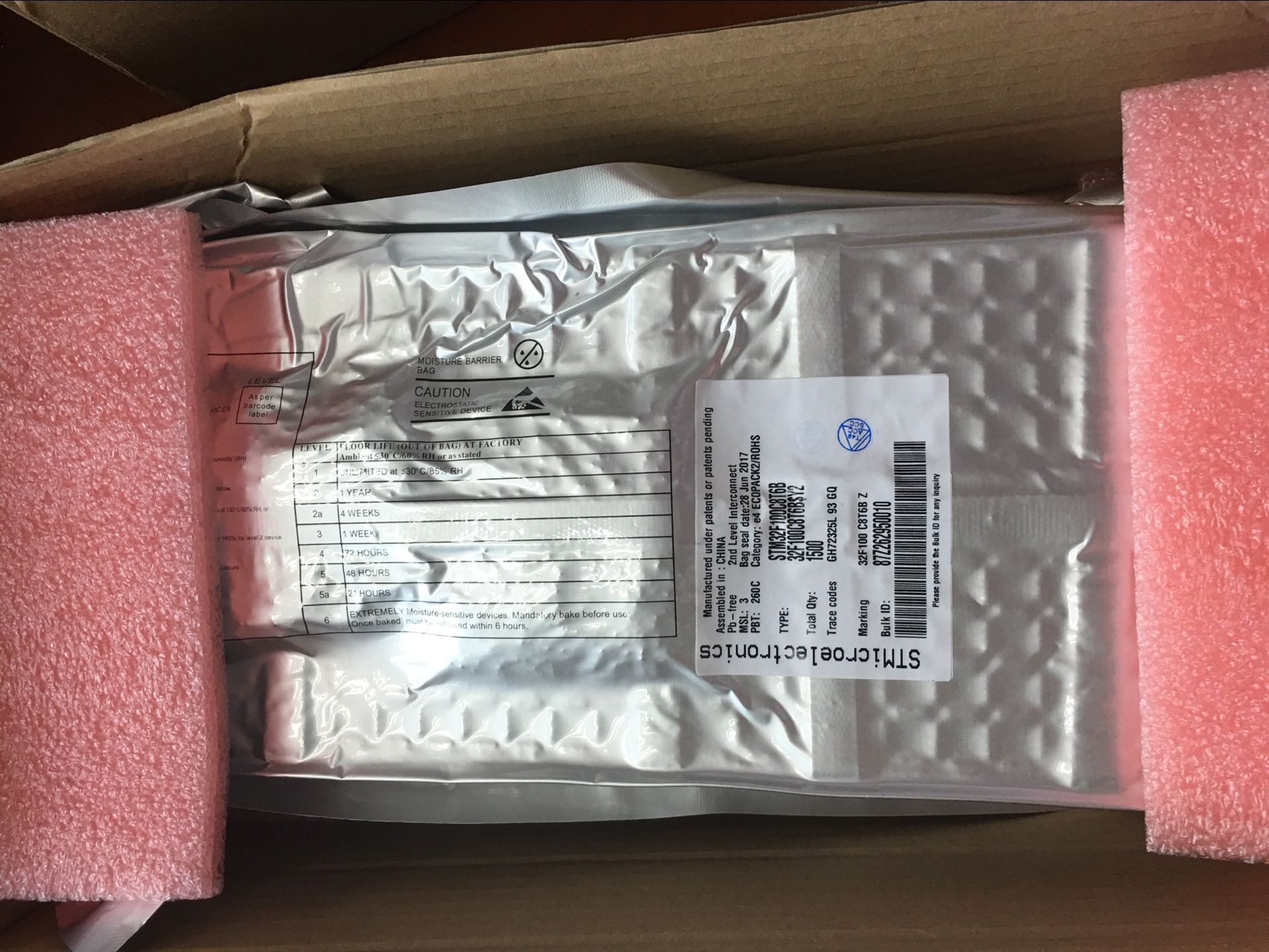 Buy cheap STM32F100C8T6B Microcontroller ICFLASH QFP STMicroelectronics STM32F Series integrated components from wholesalers