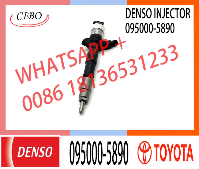 Common Rail Fuel Nozzle Injector 095000 5890 0950005890 095000-5890 for Toyota 1KD-FTV 2367039135 23670-39135