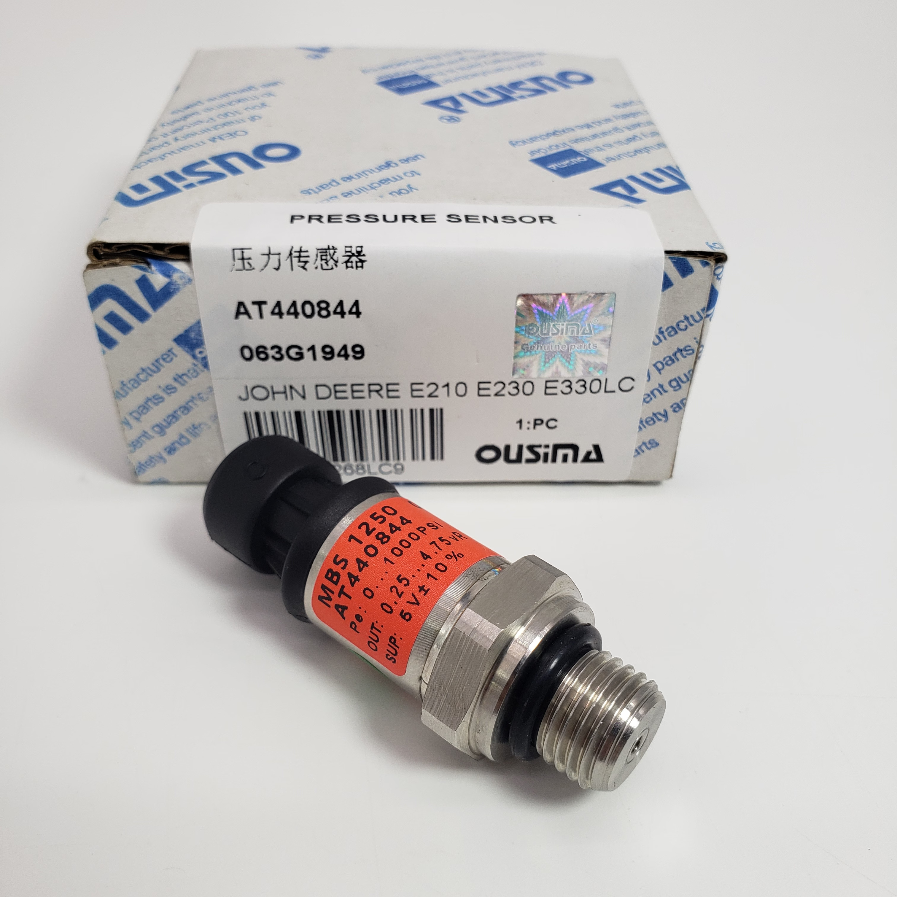 Pressure Sensor AT440844 063G1949 For John Deere E210 E230 E240 E260 E300LC E330LC