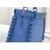 Buy cheap Peeakboo Classic Womens Luxury Handbag Leather Lace Woven Edge Handbag High Capicity Pure Colors Cross-Body Bag from wholesalers
