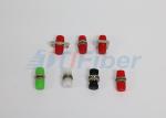 FC / PC Square Type Fiber Optic Adapter , Multimode Fiber Coupler For Ftth