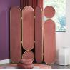 Buy cheap Light Luxury Mobile Folding Panel Room Divider Stainless Steel Laser Cut from wholesalers