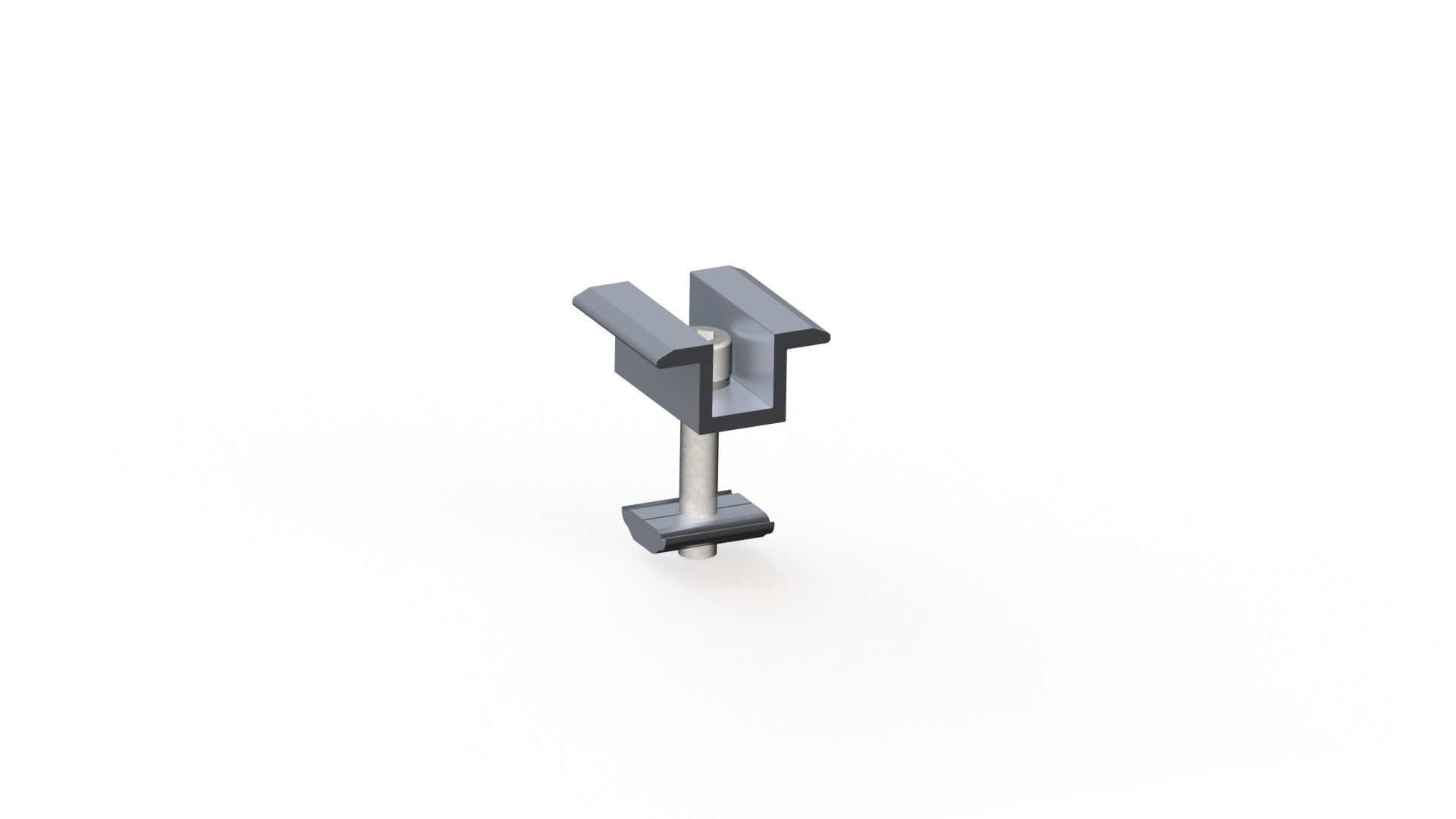 Seam Clamp Metal Roof Solar Mounting System Rust Free Aluminum Panel Clamps