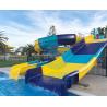 Buy cheap Fiberglass Swimming Pool Water Slide West Beach Parks Resort Aqua Slide Sets from wholesalers