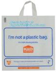 Compostable T-Shirt Bags/Vest Carrier PE Plastic resuable shopping bag,
