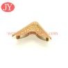 Buy cheap jiayang Factory direct skirt collar metal gold end end tips metal corner from wholesalers