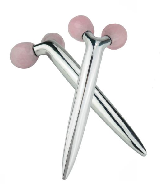 Buy cheap 3D Crystals Jade Face Roller V Shape Facial Lift Massage Tool from wholesalers