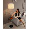 Buy cheap E27 fabric dimmable USB Wireless charging modern type floor lamp bedroom light luxury table standing light for hotel from wholesalers