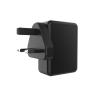 Buy cheap Black 4 Ports 5V4.8A USB Wall Charger UK Plug from wholesalers