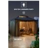 Buy cheap Courtyard Garden Camping Hard Top Pergola Canopy Gazebo Tent 365*600*292cm from wholesalers
