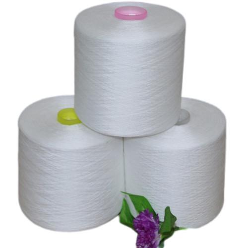 Buy cheap Raw White 60s/2, 80s/2 100% Polyester Core Spun Yarn For Garments Fashionable Dress from wholesalers