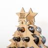 Buy cheap Customize Christmas Tree Shape Great Gift For Home Decor Wooden holder for Adult Advent Calendar Wooden Bottle Holder from wholesalers