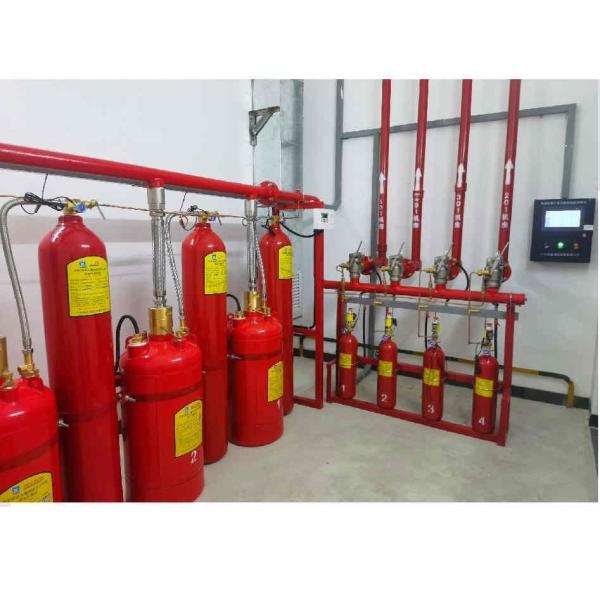 Buy cheap Heptafluoropropane FM200 Gas Fire Extinguishing System 4.2Mpa / 5.6Mpa Working Pressure from wholesalers