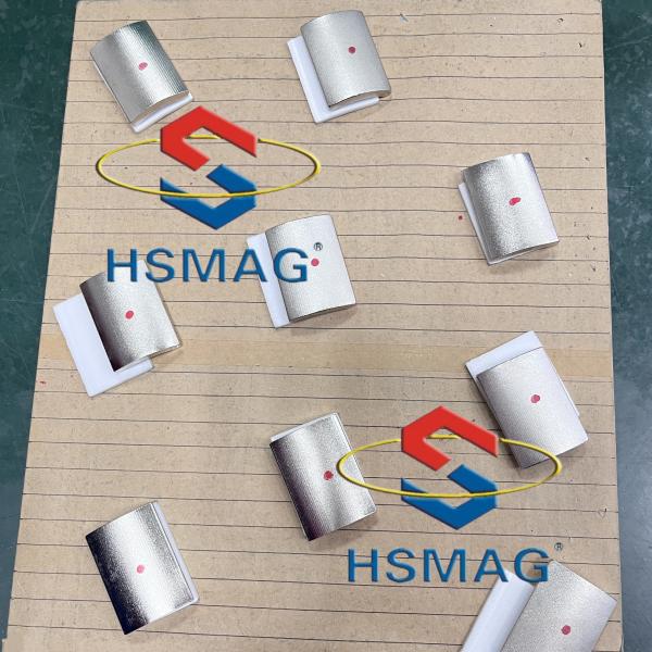 Buy cheap HSMAG Electroplate Arc Cuboid SmCo Magnet Permanent High Temp Arctic Red from wholesalers