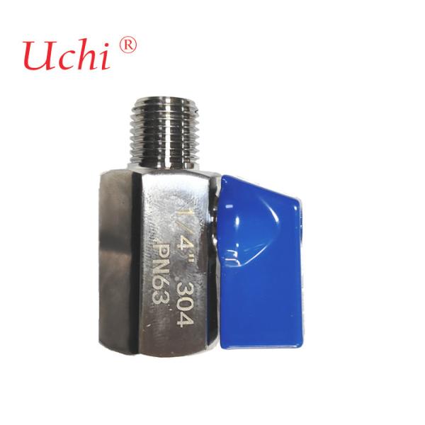 Buy cheap Water Cooling Plate Water Valve 304 Stainless Steel Double Outer Inner And Outer Wire Micro Mini Ball Valve from wholesalers