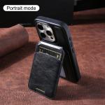 Magnet Pu Leather Phone Case With Magsafe Card Holder For IPhone Samsung
