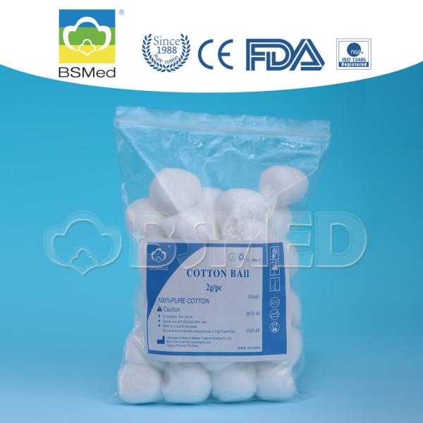 Buy cheap Pliable Soft Baby Cotton Wool Balls Non - Irritating For Medical Personal Care from wholesalers