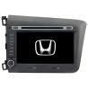 Buy cheap Honda CIVIC 2012 Android 10.0 Car Stereo Multimedia DVD GPS Player support WiFi Carplay Mirrorlink HOC-8201GDA from wholesalers
